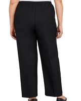 Alfred Dunner Classic Tailored Textured Proportioned Straight Leg Pants thumbnail number 3