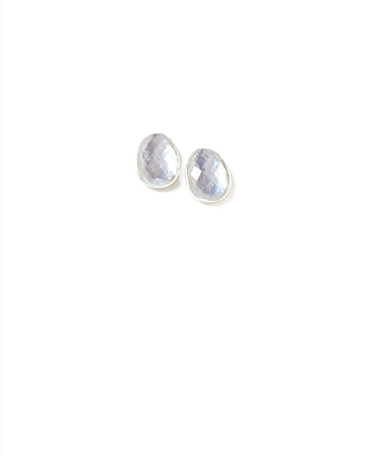 Multi Row Quartz Pierced Earrings image number 1