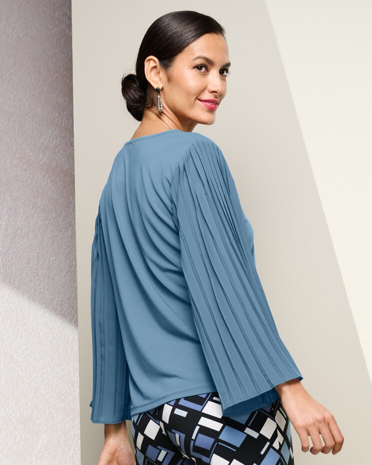JetSet Pleated Sleeves Blouse image number 4