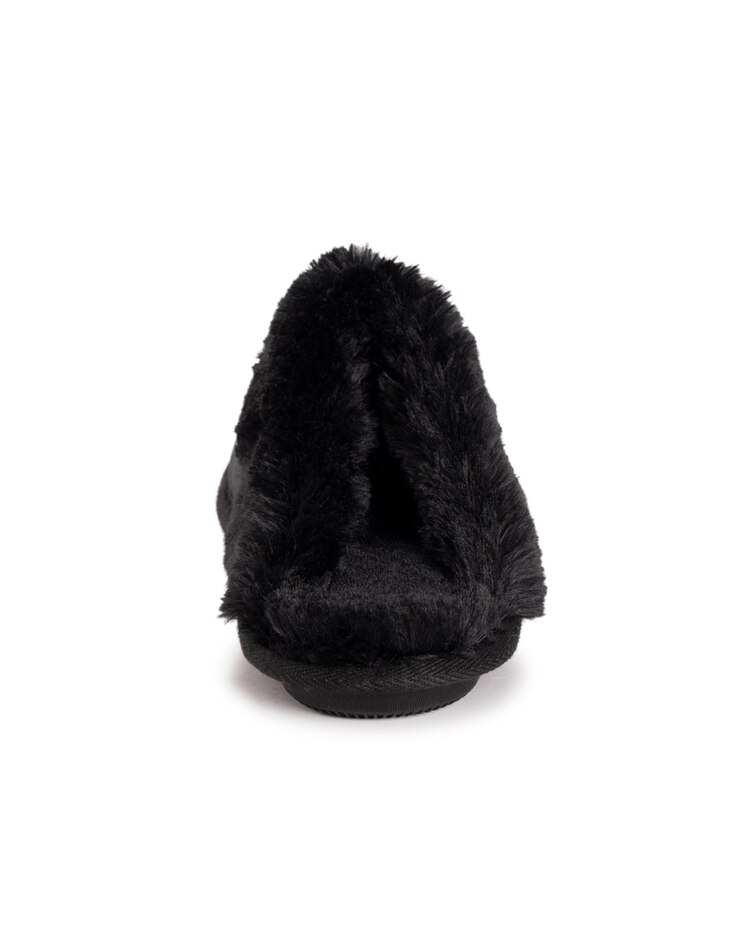 MUK LUKS® Women's Angled Sparkle Scuff Slippers image number 2