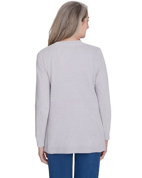 Alfred Dunner® Classics Chenille Cardigan with Pockets