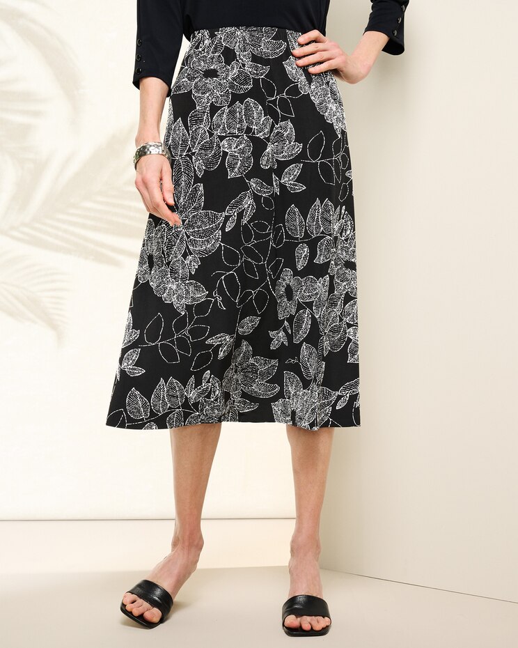 JetSet Stitched Leaves Skirt image number 1