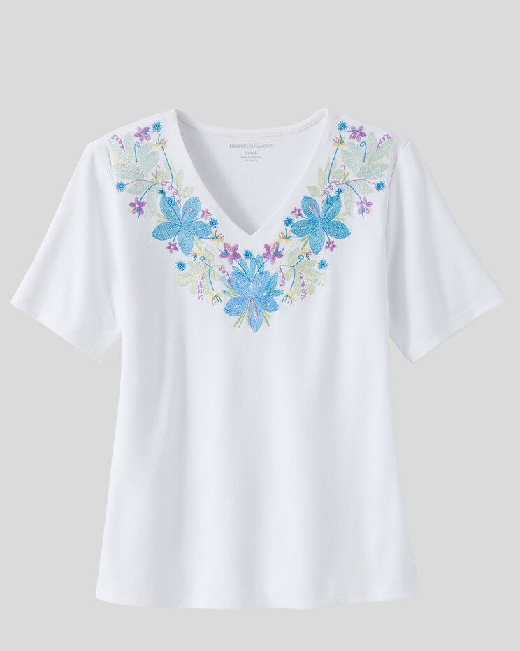 Boca Embroidered Tee image number 2