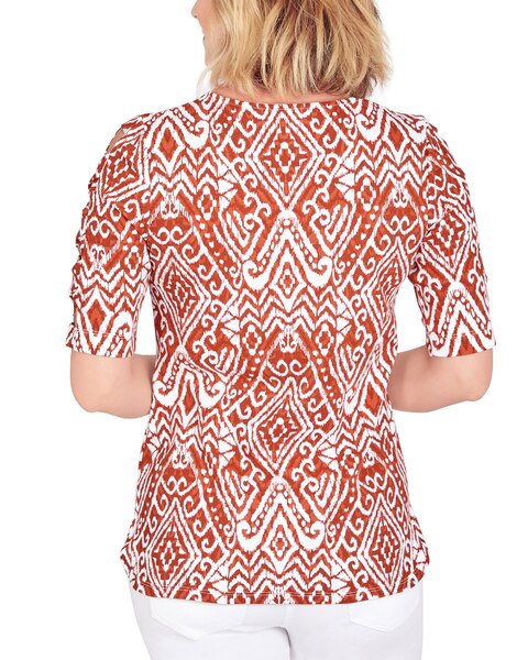 Ruby Rd® Ikat Print Top