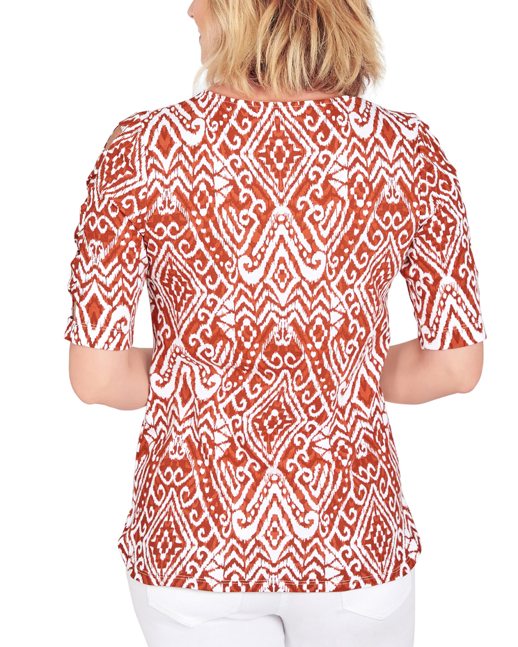 Ruby Rd® Ikat Print Top image number 2
