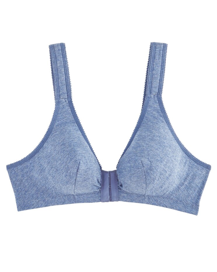 Cotton Front-Close Bra image number 1