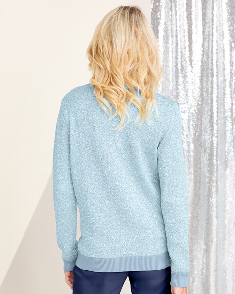 Sequin Tweed Cardigan