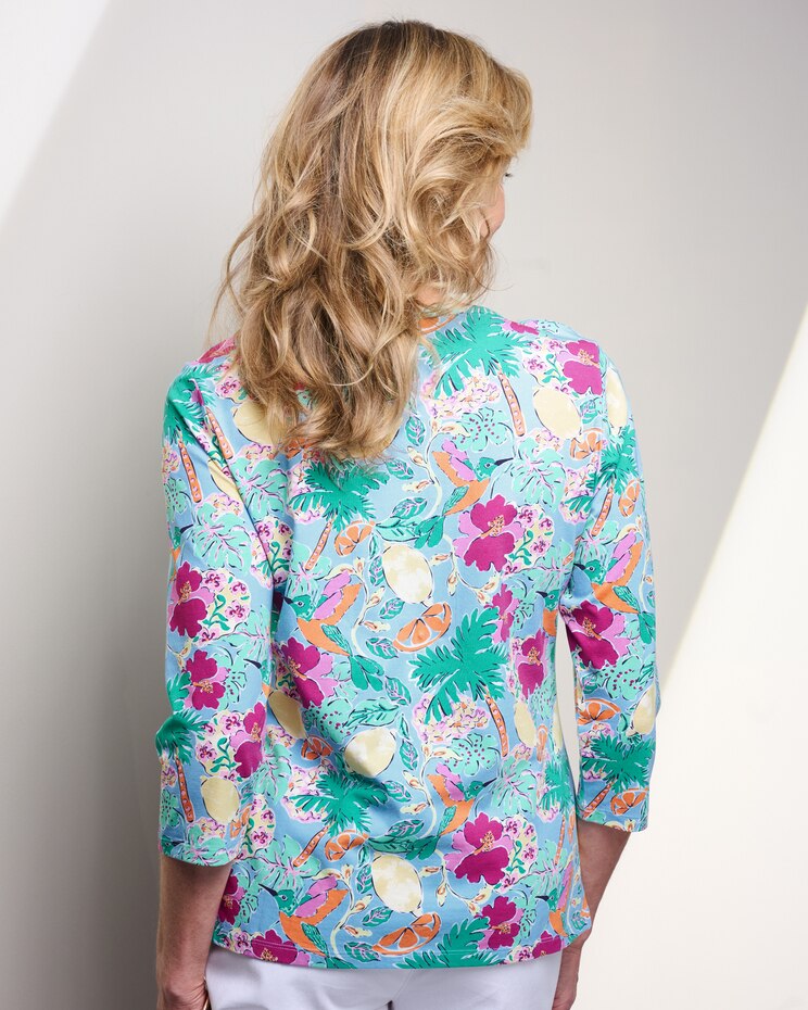Amalfi Lemon Print Tee image number 2