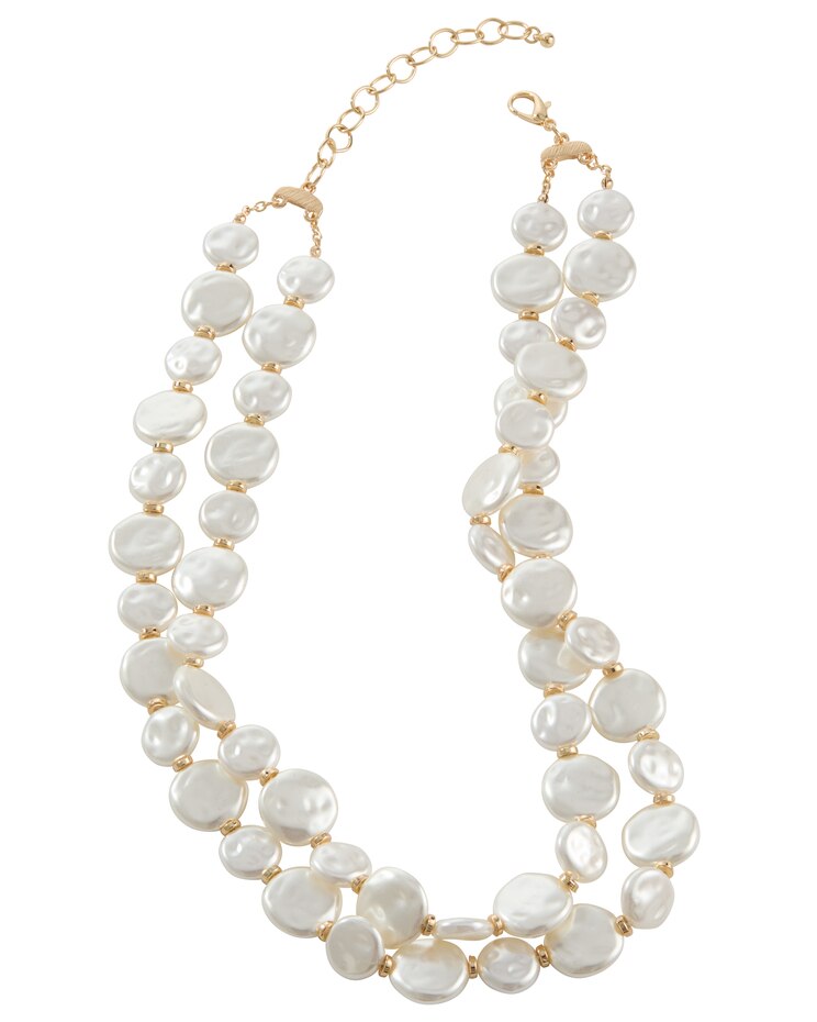 Textured Pearl Necklace image number 2