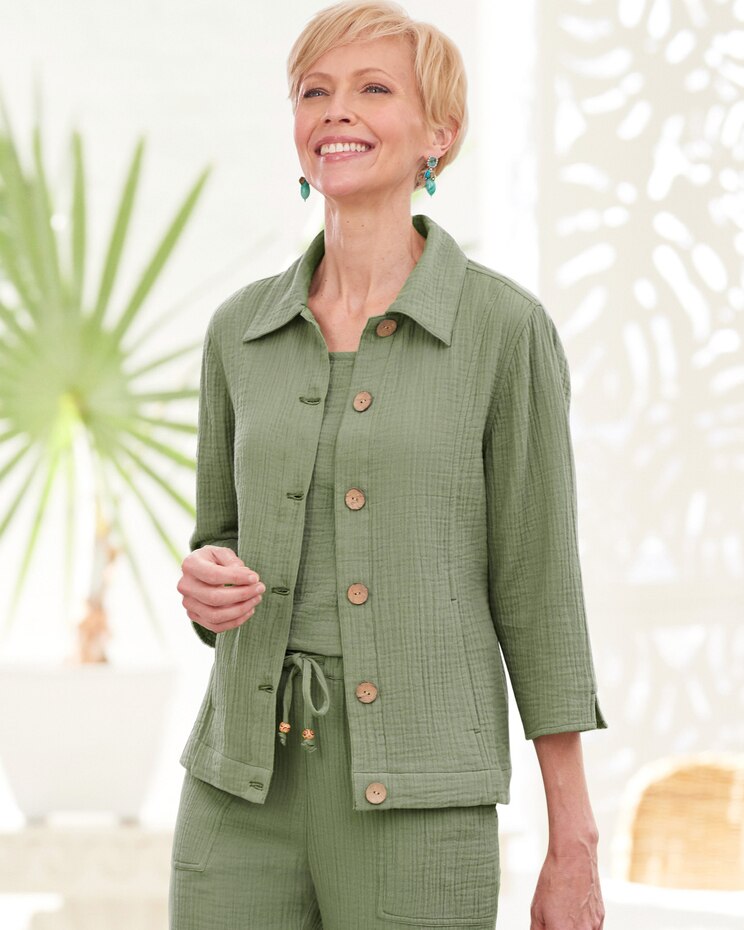 Easy Breezy 3/4 Sleeve Jacket image number 1