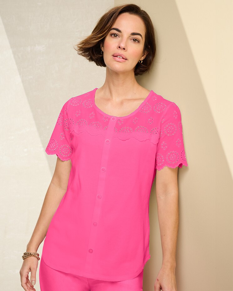 South Beach Eyelet Tee image number 1