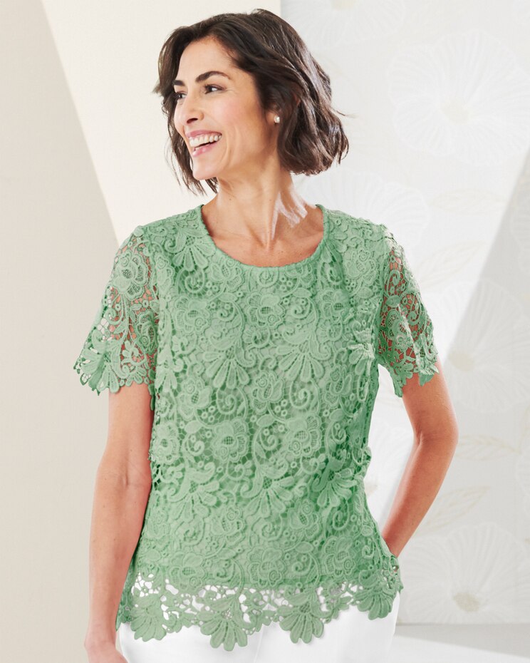 Garden Lace Top image number 1