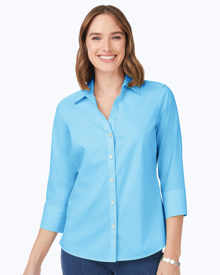 Foxcroft Mary Essential Stretch Non-Iron Shirt image number 1