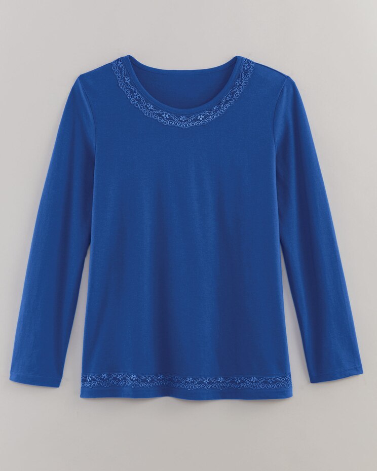 Lace Trim Pajamas image number 2