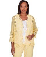 Alfred Dunner® Charleston Lace Two for One with Detachable Necklace thumbnail number 1