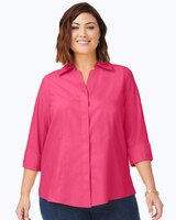 Foxcroft Taylor Essential Pinpoint Non-Iron Shirt thumbnail number 4