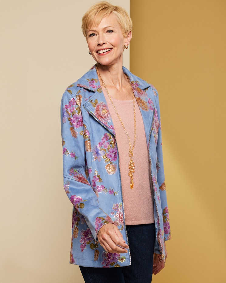 Garden Gold Microsuede Jacket image number 1