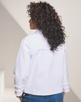 Slimtacular™Dream Jean Fringe Jacket thumbnail number 2