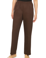 Alfred Dunner Classic Pull-On Twill Proportioned Straight Leg Pants thumbnail number 1