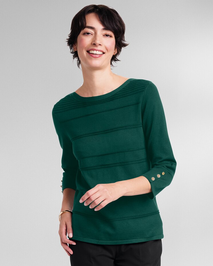 Madison Textured Stripe Sweater image number 1