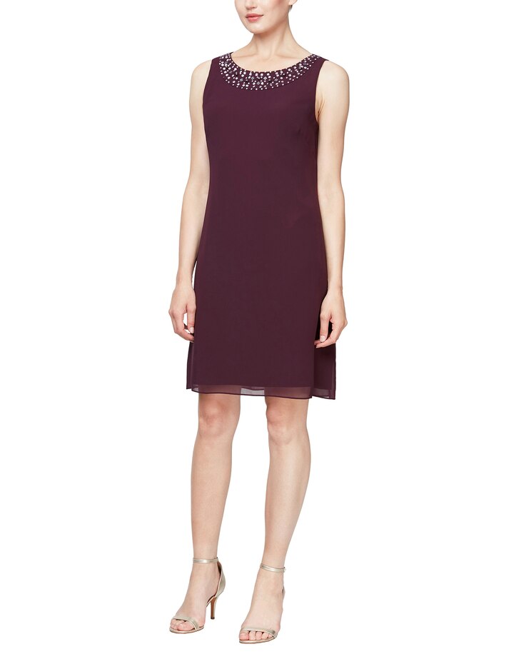 S.L. Fashions Sleeveless Jacket Dress image number 2