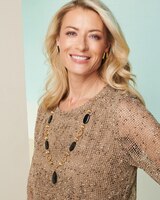 Alfred Dunner Pointed Hem Top thumbnail number 2