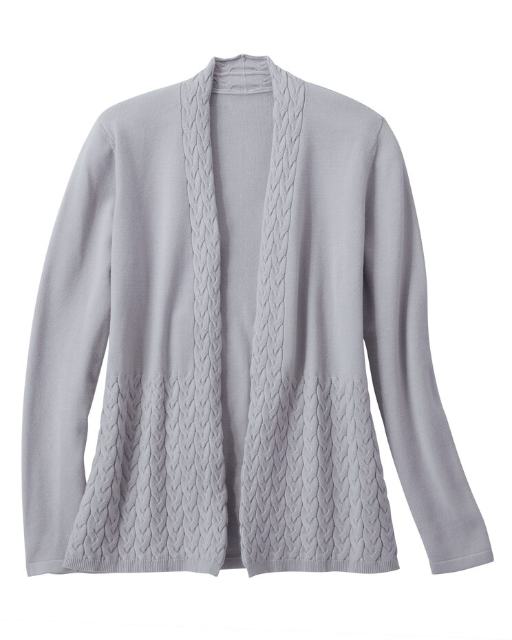 Open Cable Cardigan image number 3
