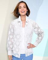 Scallop Eyelet Big Shirt thumbnail number 1
