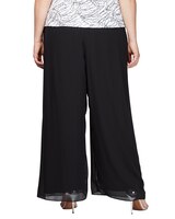 Straight Leg Chiffon Pant thumbnail number 4
