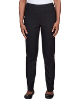 Alfred Dunner® World Traveler Slim Fit Pinstripe Average Length Pant thumbnail number 1