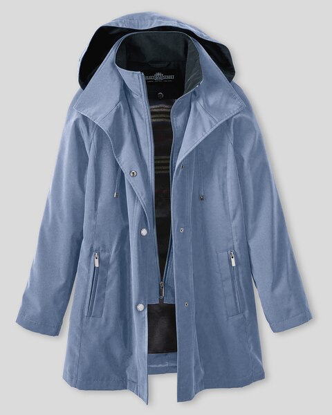 Fleet Street® Short Three-Season Raincoat