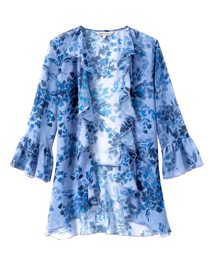 Flirty Floral Blues Jacket image number 2