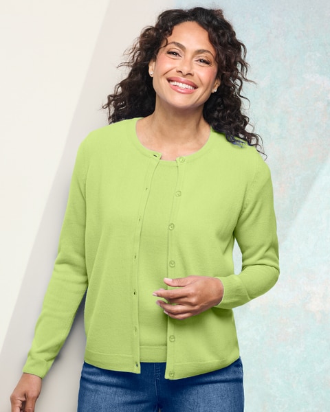 Soft Spun™ Button-Front Cardigan