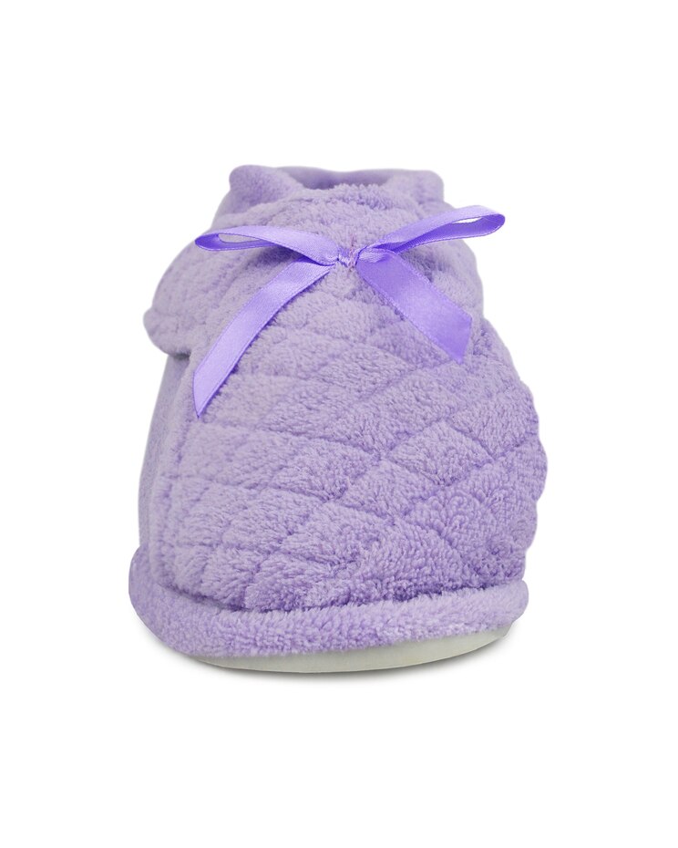 MUK LUKS Soft Ones Micro Chenille Adjustable Bootie Slipper image number 2