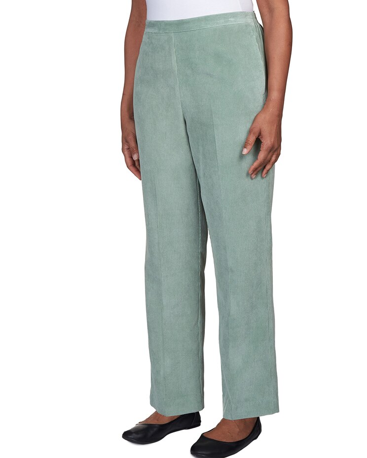 Alfred Dunner® St.Moritz Corduroy Regular Fit Short Length Pant image number 1