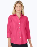Foxcroft Paityn Essential Pinpoint Non-Iron Shirt thumbnail number 1