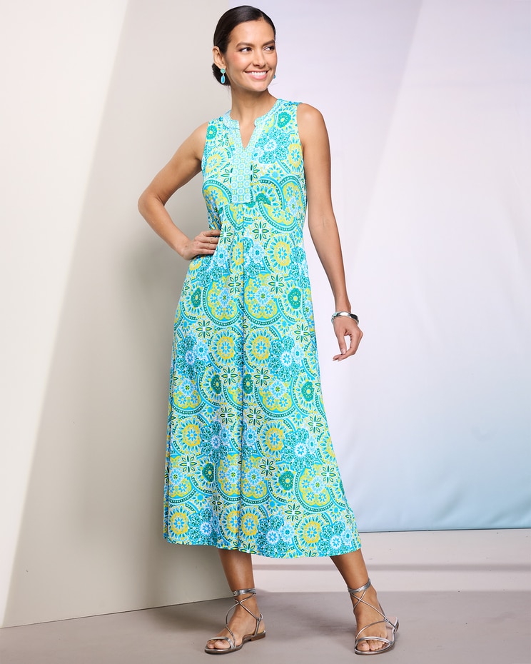 Paradise Paisley Floral Dress image number 1