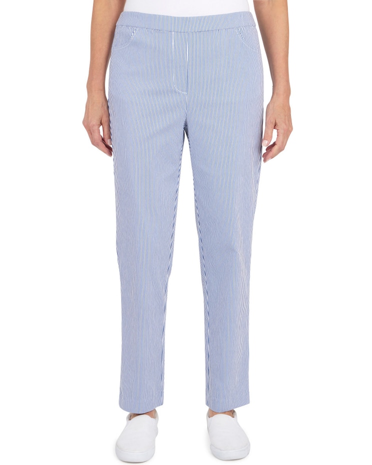 Alfred Dunner® Peace Of Mind Short Stripe Allure Pant image number 1
