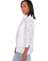 Alfred Dunner® All American Burnout Stars Two for One Top thumbnail number 4