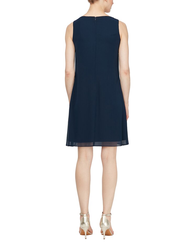 S.L. Fashions Sleeveless Jacket Dress image number 7