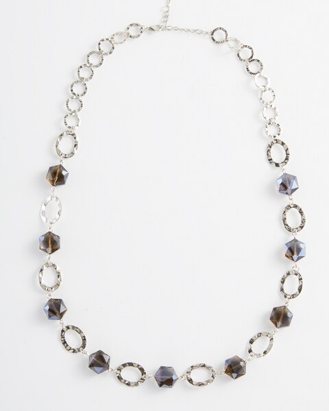 Bead & Ring Necklace