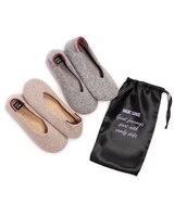 MUK LUKS® Women's Travel Ballerina 2Pr Pack Slippers thumbnail number 4