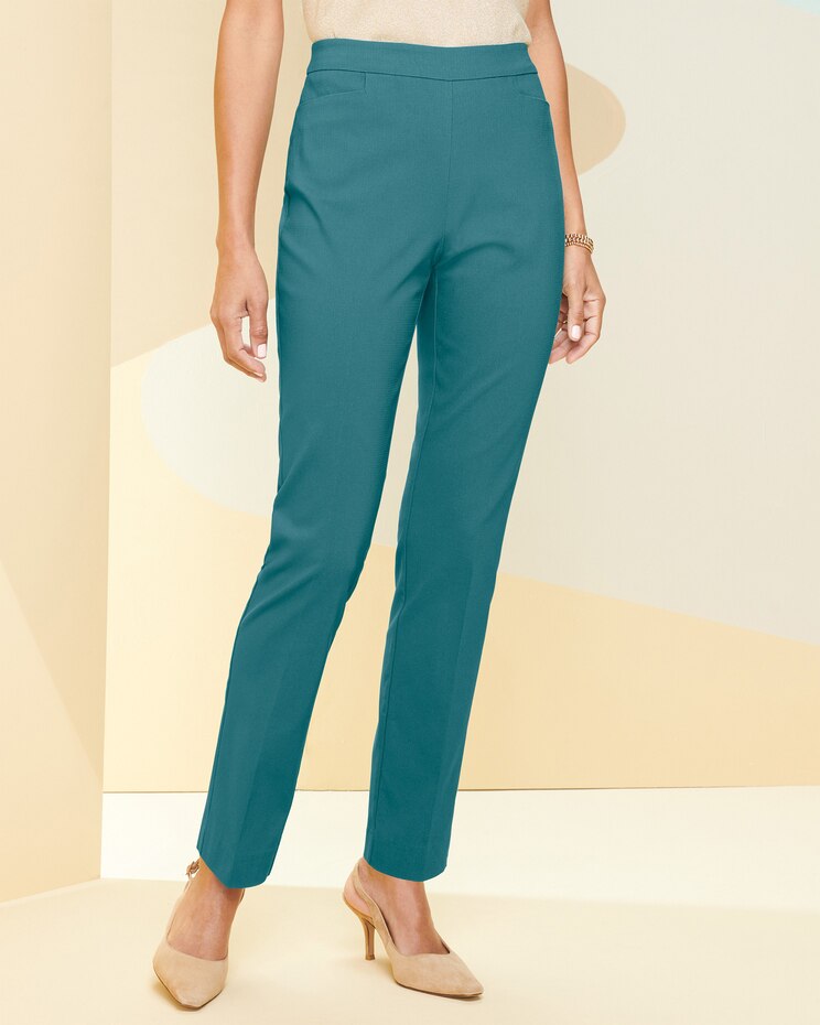 Slimtacular® Textured Tapered Pants image number 1