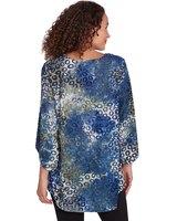 Ruby Rd® Paisley Patch Knit Tiedyed Spot Top thumbnail number 2