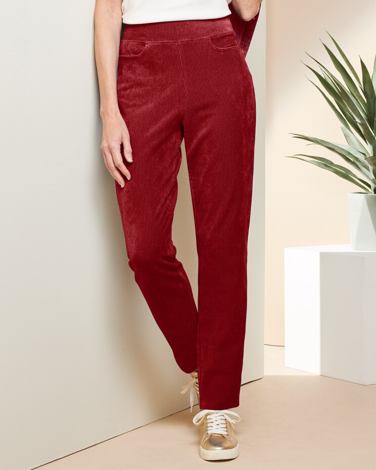 Knit Cord Pants image number 1