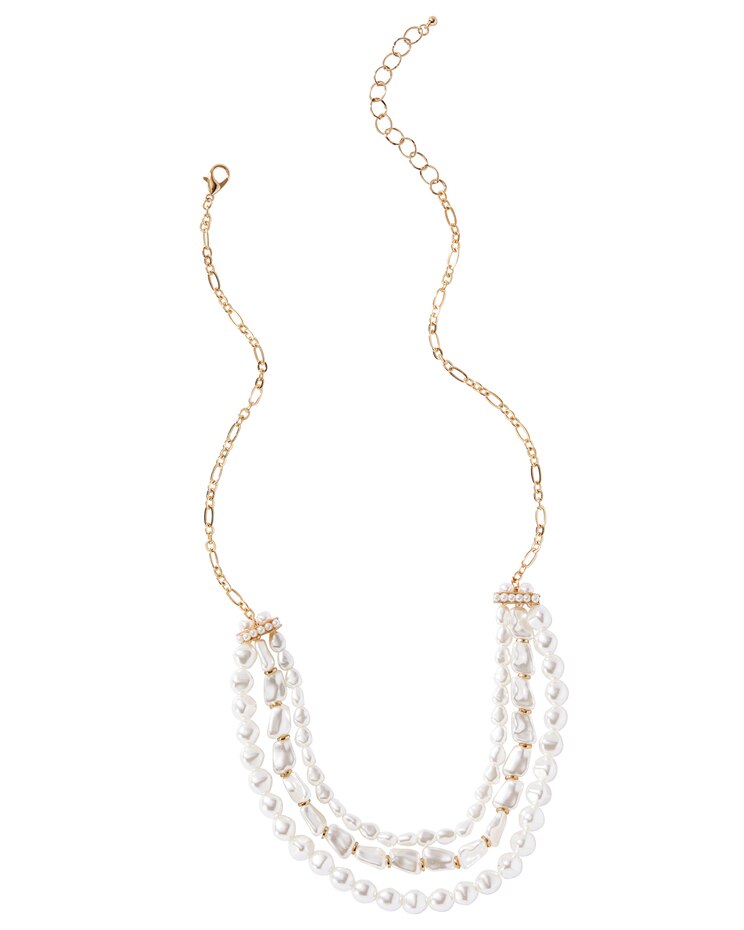 Rows Of Pearls Necklace image number 1