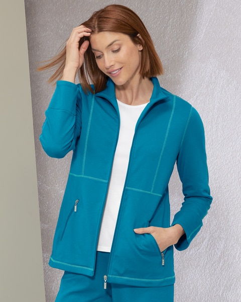 At Ease Top Stitch Jacket