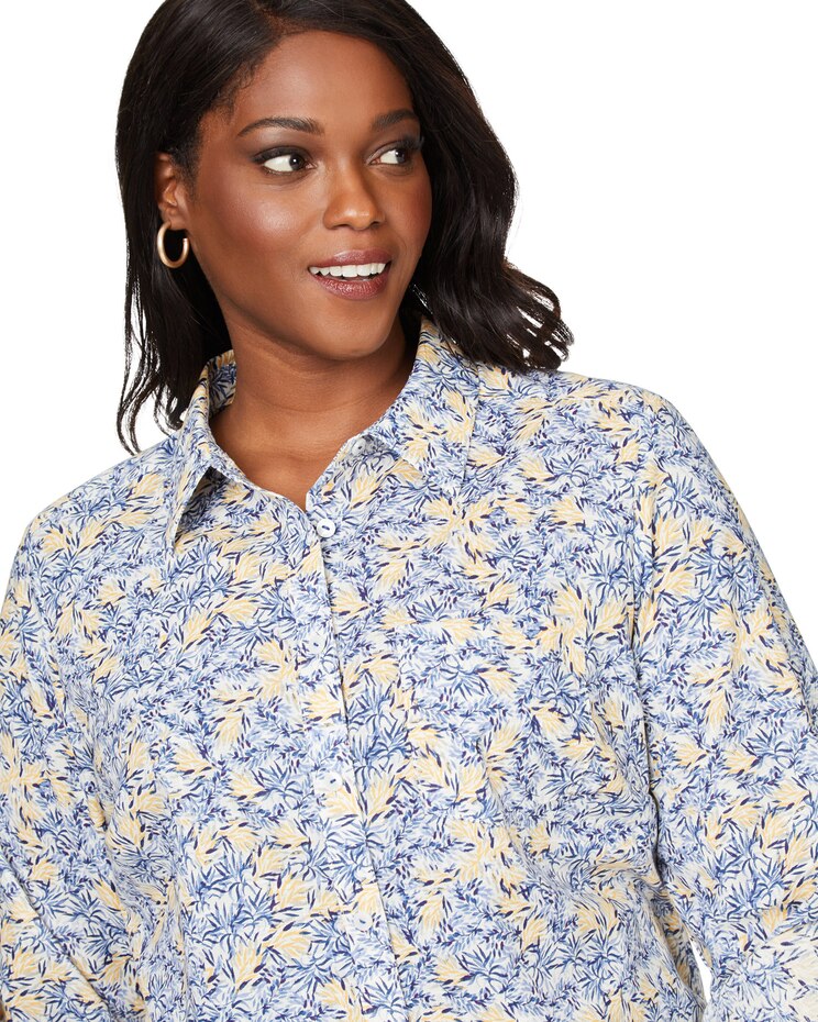 Zoey Non-Iron Roll Tab Willows Shirt image number 6