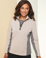 Stripe Me Up Half Zip Pullover thumbnail number 1