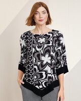 Floral Geo Top by Alfred Dunner thumbnail number 1